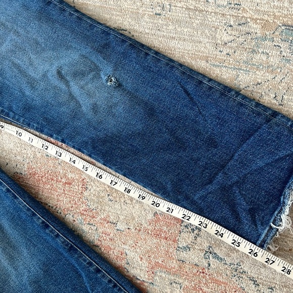 Madewell Slim Demi Boot Fit Fray Distressed Size 31 - Picture 9 of 10